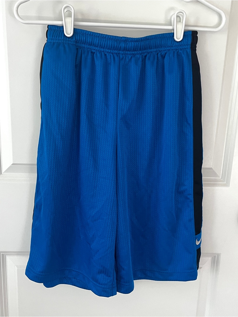 Nike Men’s Dri-Fit Basketball Shorts Royal Blue Black Size Large